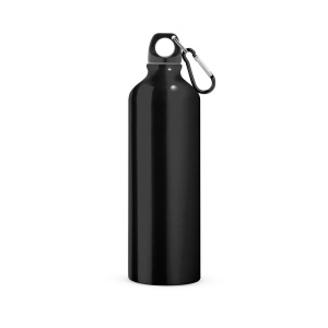 HI LANDSCAPE L. Aluminium sports bottle with carabiner 800 mL - Img 3