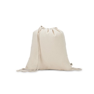 HI MAIORCA. 100% recycled cotton drawstring bag(180 g/m²) - Img 2