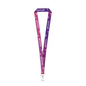 HI MANILA. Polyester sublimation lanyard with carabiner - Img 1