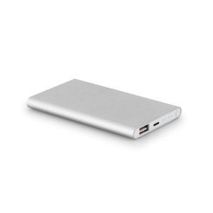 HI MARCET. Power bank slim 4'000 mAh din ABS reciclat (70% rABS) și aluminiu reciclat (30% rAL) - Img 1