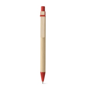 HI NAIROBI. Kraft paper ball pen with wooden clip - Img 7