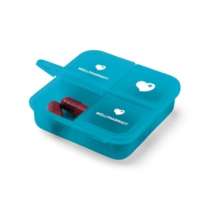 HI ROBERTS. Pill box with 4 dividers - Img 7