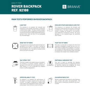 HI ROVER BACKPACK II. Backpack in fabric and PU - Img 5