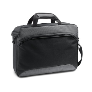 HI SANTANA. 15'6" Laptop briefcase in 2 Tone 600D and 300D polyester