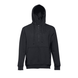 HI THC AMSTERDAM. Men's hoodie in cotton and polyester with full zip - Img 11