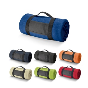 HI THORPE. Fleece blanket with removable handle (180 g/m²)
