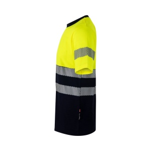 HI VL BASTET. Tricou piqué bicolor (150 g/m²), din bumbac (55%) și poliester (45%) - Img 7
