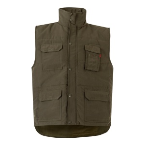 HI VL MEFITIS. Multi-pocket padded vest (220g/m²), in polyester (100%) - Img 7