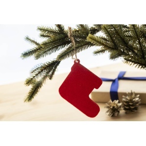 Joulox - RPET Christmas tree ornament, Santa boots - Img 8
