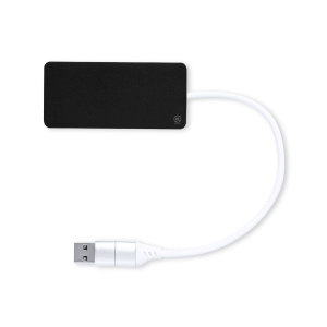 Kalat - USB Hub Recycled Aluminium 1 Hub Type C. 2 Hubs USB 2.0 - Img 1