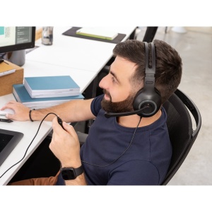 KILBY. Adjustable headphones with microphone in ABS and PP - Img 1