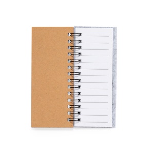 MAK Aurat - Sticky Notepad Felt RPET 30 Sheets Notepad. 25 Sticky Notes 4,5 x 4,5 cm. 125 Mini Sticky Notes 1,2 x 4,5 cm - Img 4