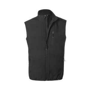 MAK Jandro - Vest Double Layer. Outside: Soft Shell, 92% Polyester RPET/ 8% Elastane. Inside: 100% Polyester Microfleece RPET. 300 g/ m2 Wind and Water Resistant - Img 7