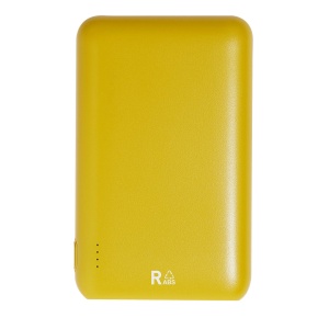 MAK Telkax - Power Bank Recycled ABS 5000 mAh. 2 USB Outputs. Micro USB Input. Type C Output and Input