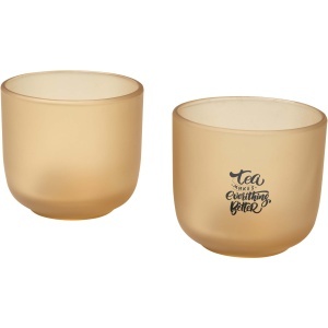 PF Cești de espresso ceramice masculine de 90 ml cu finisaj mat - set de 2