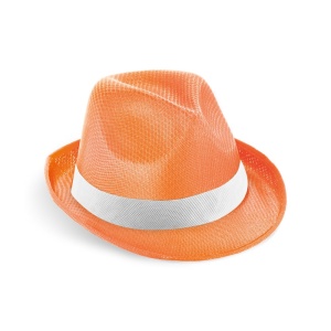 MANOLO POLI. Hat in PP with white polyester ribbon - Img 8