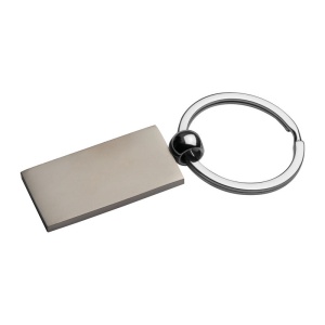 MC Metal keyring, rectangular