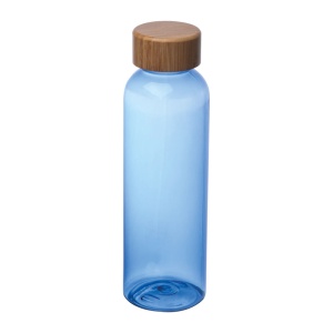 MC Sticlă de băut PET cu capac din bambus, 500ml