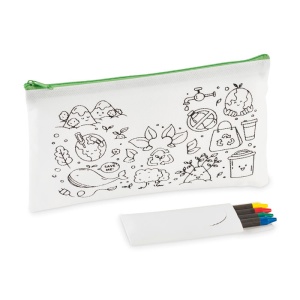 MO CRAY - Pencil case with 4 crayons