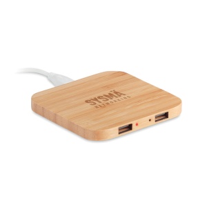 MO CUADRO - Încărcător wireless din bambus