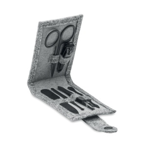 MO NAILKIT FELT - Set manichiură 6 piese, pâslă R