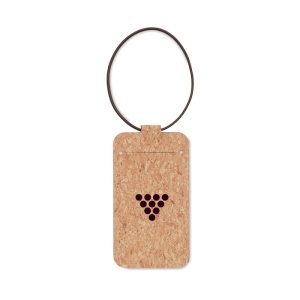 MO OVALIS - Cork luggage tag