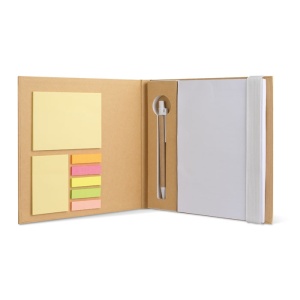 MO QUINCY Notebook with memo set and pen