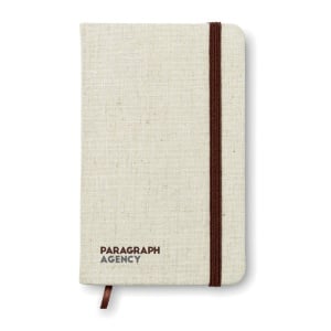 MO RUNDO + - A6 canvas notebook lined