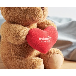 MO SNUGGLE Teddy bear with heart 23cm