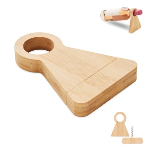 MO STANDTURN Bamboo bottle stand & opener