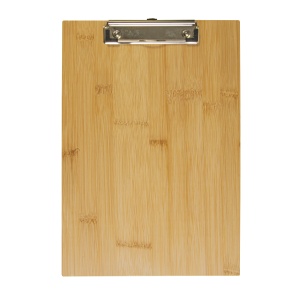 ON™ Bamboo A4 folder with metal clip