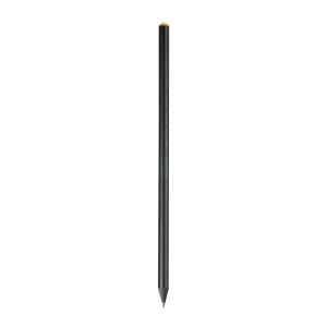 ON™ Black wooden pencil with graphite lead, black wood, cylindrical cross-section