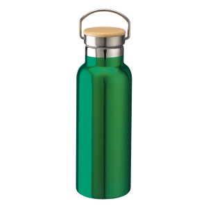 ON™ Double wall stainless steel insulating vacuum flask with bamboo lid (500 ml)
