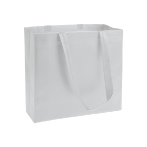 ON™ Laminated non-woven fabric shopping bag with gusset and long handles