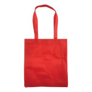 ON™ Heat-sealed 80 g/m2 non-woven fabric shopping bag with gusset and long handles