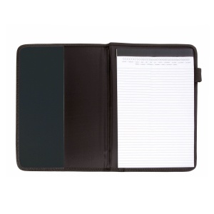 ON™ A4 pad brief folder with pocket and pen loop, ruled pad included