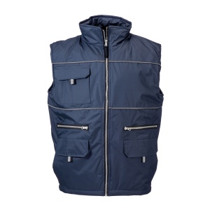ON™ Padded, water-resistant polyester vest with reflective piping and pongee mesh inner lining - Img 3