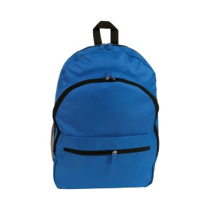ON™ 600D polyester 6-pocket backpack (two mesh side pockets). Front pocket with velcro
