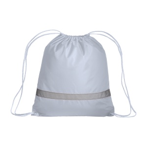 ON™ 210T polyester backpack with reflective strip, drawstring closure and reinforced corners