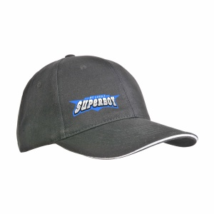 ON™ Thick cotton 6-panel cap with sandwich visor and adjustable velcro strap