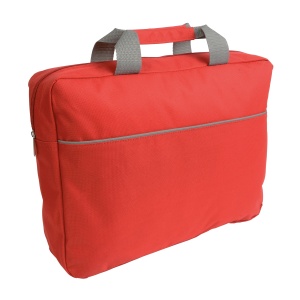 ON™ 600D polyester briefcase with handle and zip closure