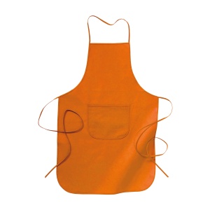ON™ Non-woven fabric (80 g/m2) long cooking apron with front pocket, 60 x 90 cm