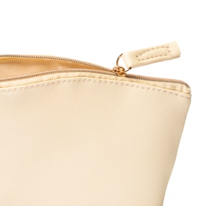 ON™ Multipurpose PU fine grain saffiano beauty case. Zipper closure and inner lining