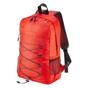 ON 210D RIPSTOP polyester retractable backpack with 4 pockets whome two mesh side pockets - Img 4