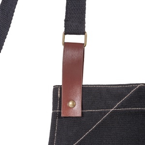 ON 280 g/m2 cotton kitchen apron with 2 front pockets, adjustable PU straps. - Img 6