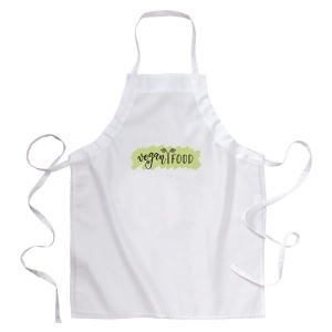 ON 30% cotton/70% polyester (160 g/m2) cooking apron with adjustable tie - Img 2