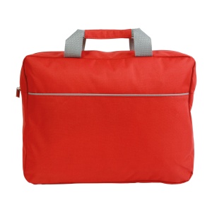 ON 600D polyester briefcase with handle and zip closure