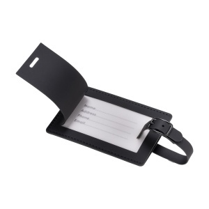 ON DEMI BRERA Etichetă de bagaj din PU moale. Cu card interior pentru nume și informații de cON DEMItact.