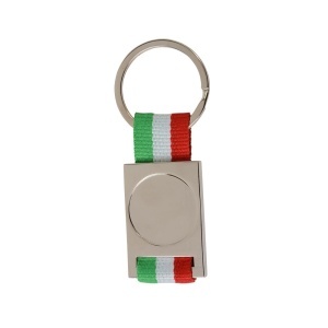 ON Metal and nylon key chain. Centre to be customised with resin logo - Img 5