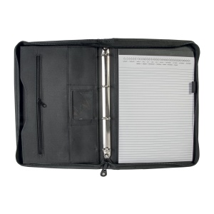 ON Microfibre and leatherette briefcase. Ring binder - Img 2